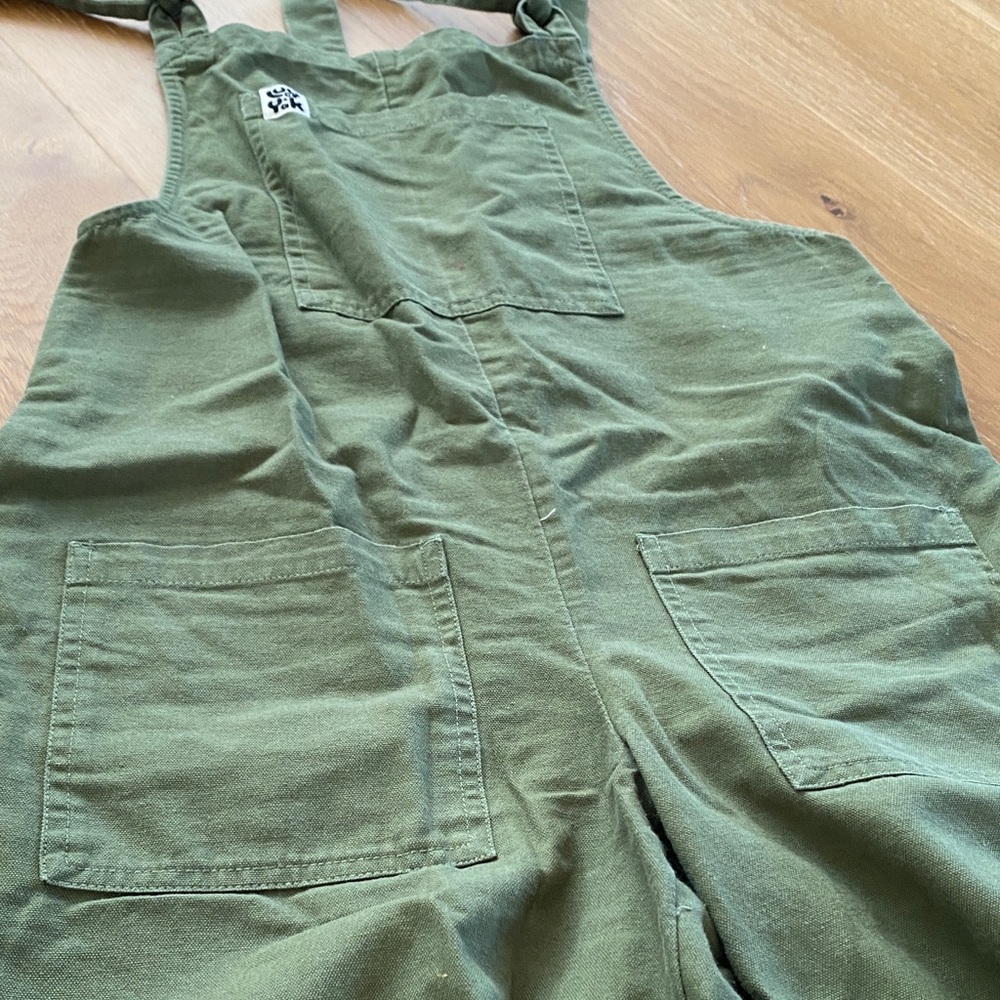 Lucy and Yak Women's Olive Green Overalls - Picture 5 of 6